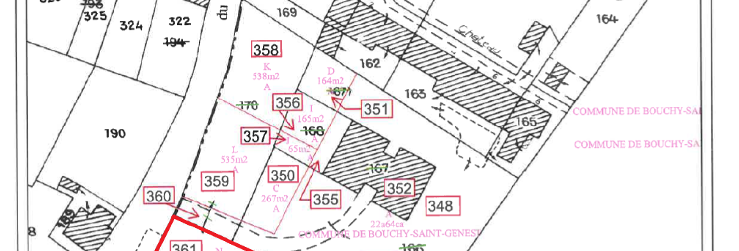 Terrain  1003 m² à vendre à Bouchy-Saint-Genest (51310)