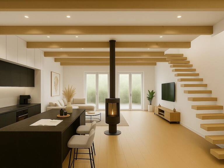 loft Quartier prisé et calme de Dijon Parc, possibilité PMR, Appartement 4 chambres de 120 m² hauteur cathédrale sur un bâti en pierre du 19e siècle, jardin et place de parking — photo 1
