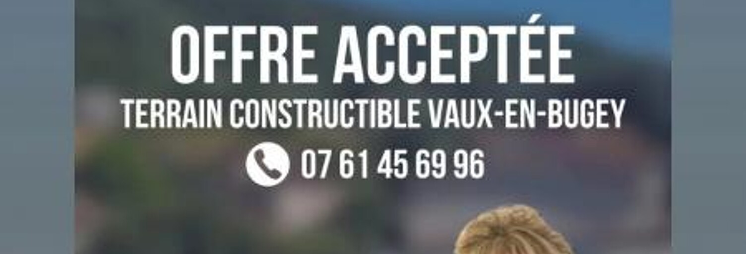 Terrain  900 m² à vendre à Vaux-en-Bugey (01150)