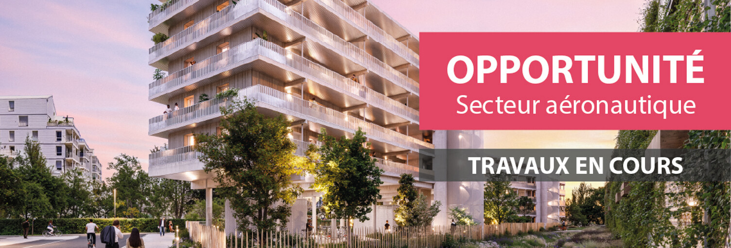 Appartement neuf T3, T4 Pièce 56 à 78 m² à vendre à Toulouse (31300)