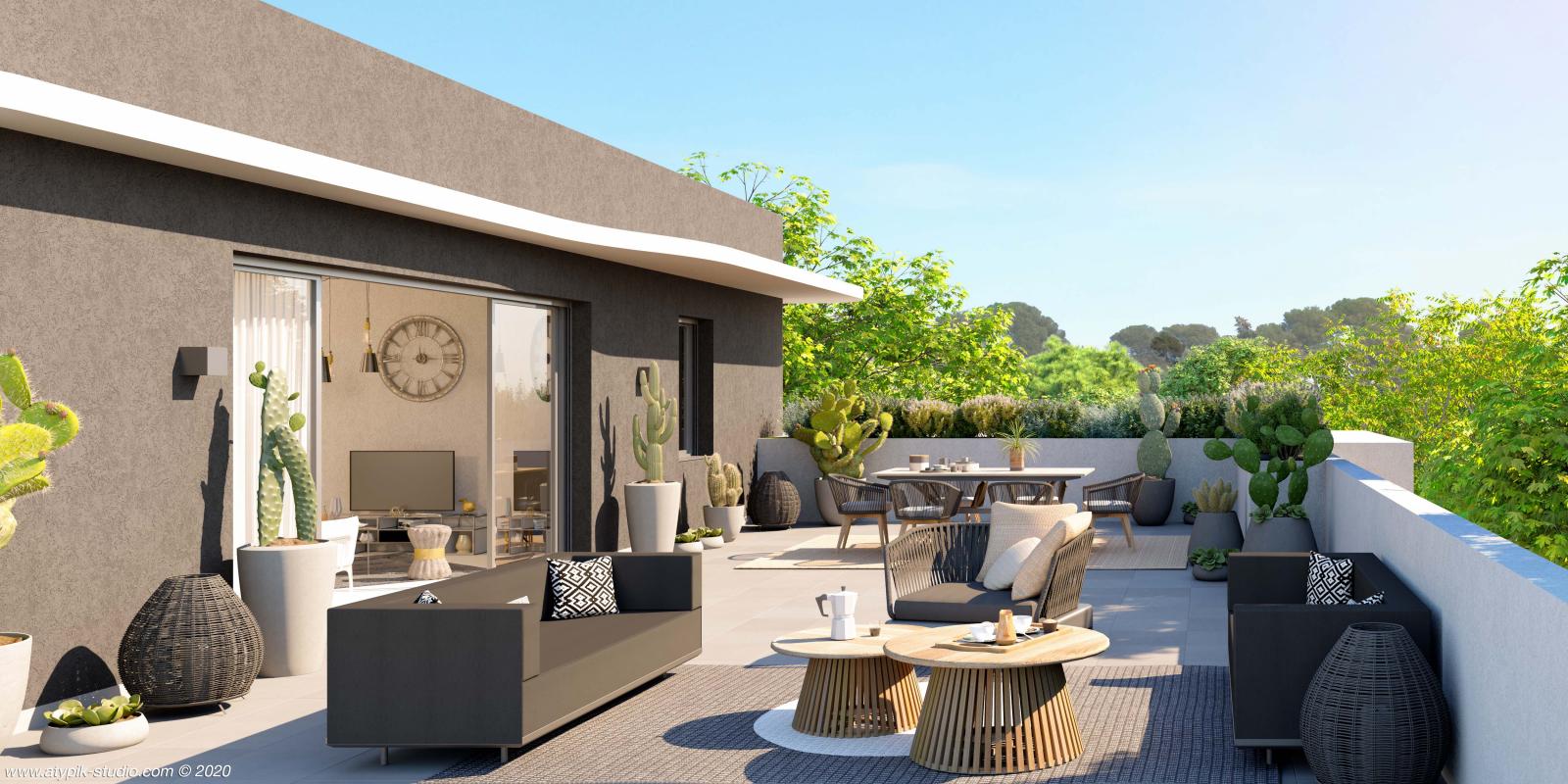 Appartement neuf 2 pièces 44 m²