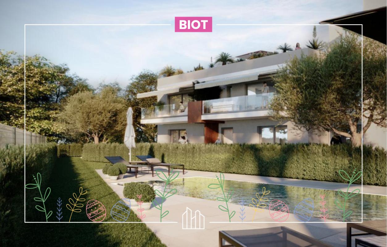 PROCHE DES ECOLES - QUARTIER RESIDENTIEL  Appartement neuf Biot 06410