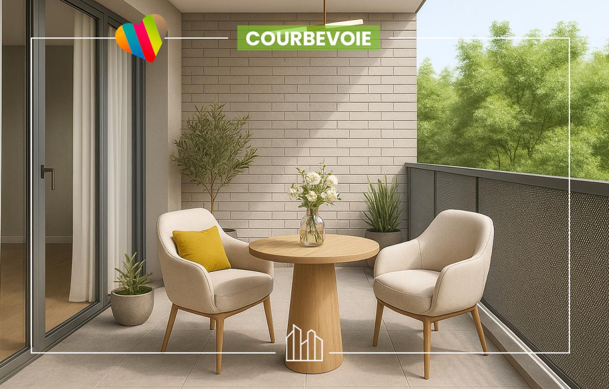 Courbevoie Appartement neuf 2 pièces 46 m²