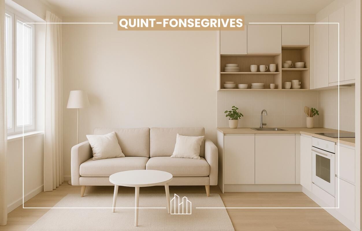 Investissez dans un T1 à Quint-Fonsegrives !  Appartement neuf Quint-Fonsegrives 31130