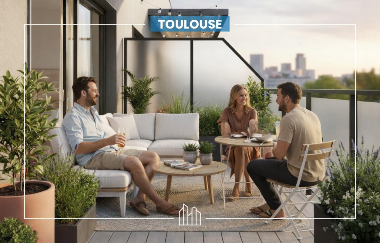 CLOS CERISE - PROX COMMERCES,&nbsp;
                                                                                      Appartement neuf
                                                                                     Toulouse&nbsp-&nbsp
                                                                                     31200