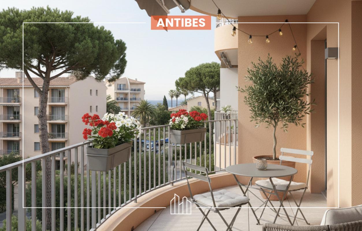 BELLE RIVE PLAGE - GARE DE JUAN-LES-PINS  Appartement neuf Antibes 06600