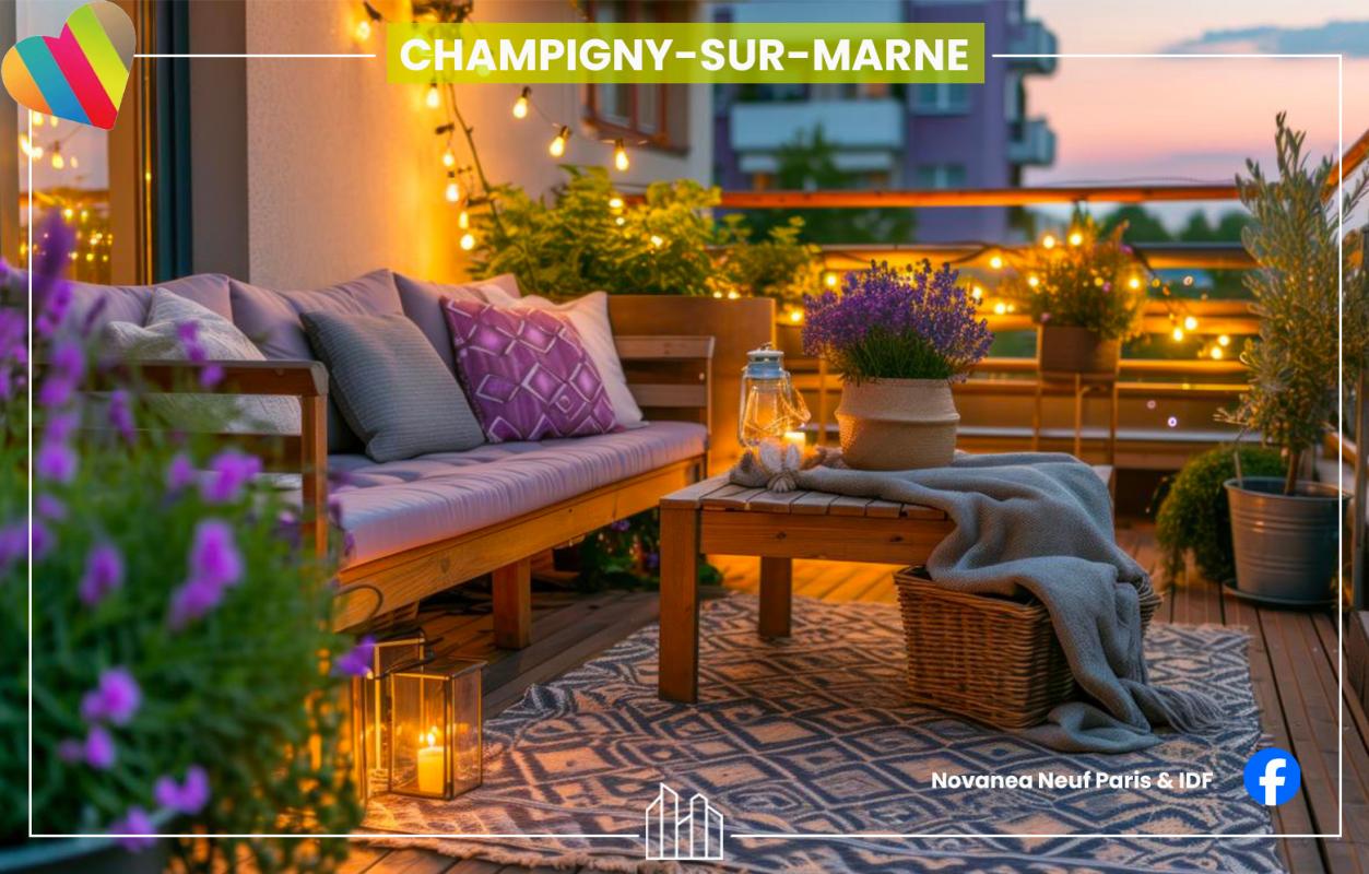 Appartement neuf 3 pièces 60 m² Champigny-sur-Marne 94500