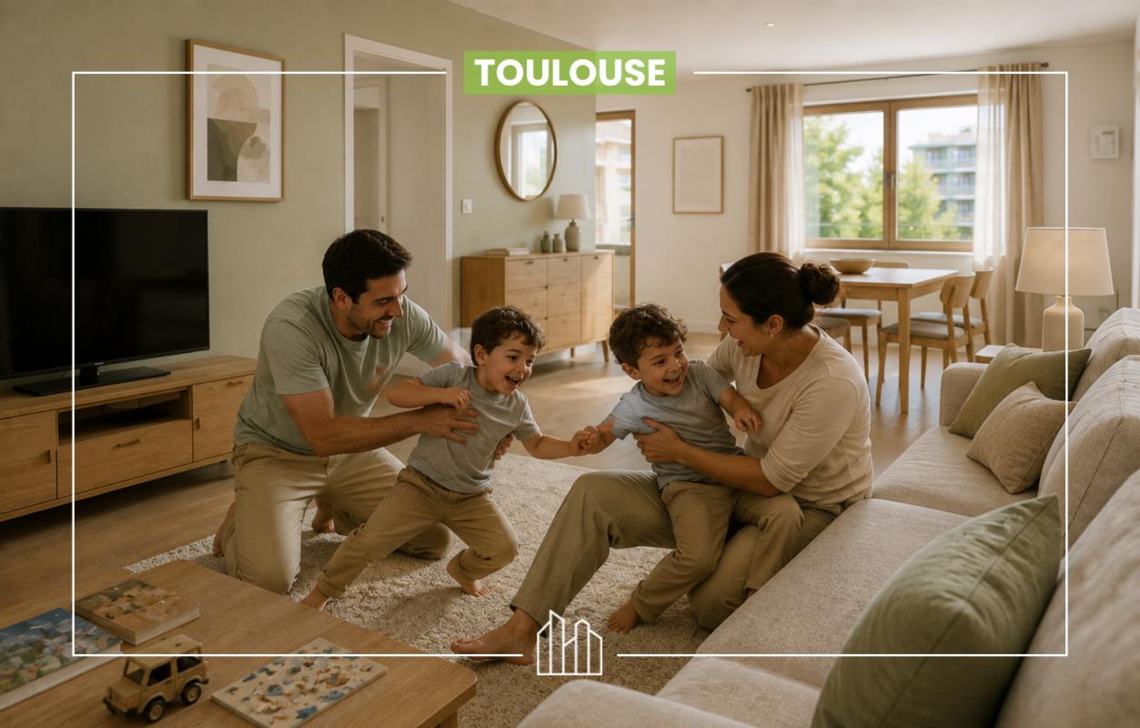 T2 / T4 – LE CONFORT DU NEUF AUX PORTES DE TOULOUSE,&nbsp;
                                                                                      Appartement neuf
                                                                                     Toulouse&nbsp-&nbsp
                                                                                     31300