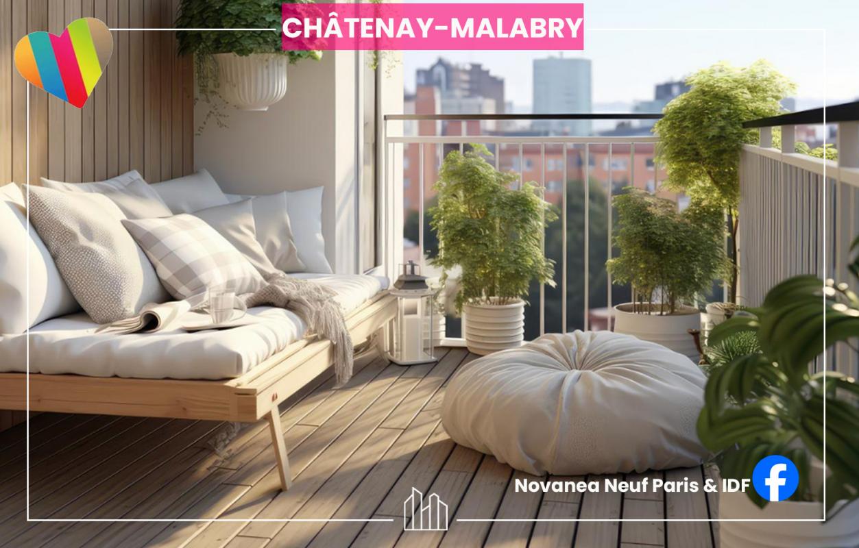 Châtenay-Malabry Appartement neuf 2 pièces 45 m²