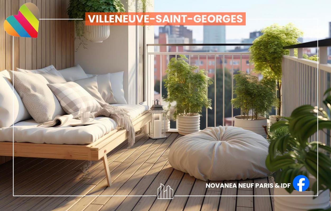 Appartement neuf 2 pièces 38 m² Villeneuve-Saint-Georges 94190