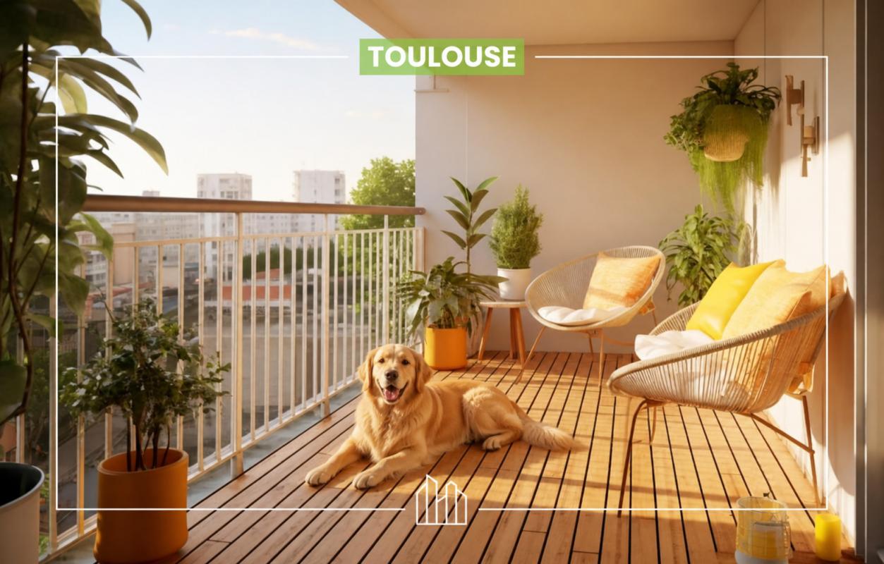 RÉSIDENCE JOURDAIN - TOULOUSE NORD,&nbsp;
                                                                                      Appartement neuf
                                                                                     Toulouse&nbsp-&nbsp
                                                                                     31200