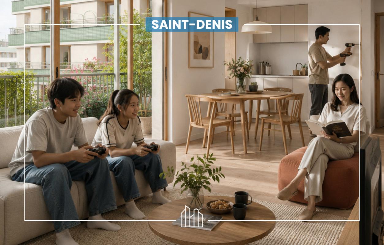 Saint-Denis Appartement 4 pièces 83 m²
