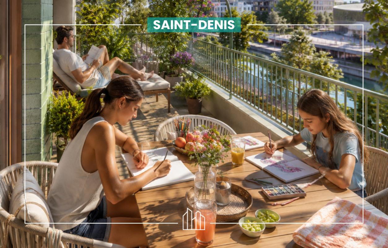 Saint-Denis Appartement 3 pièces 66 m²