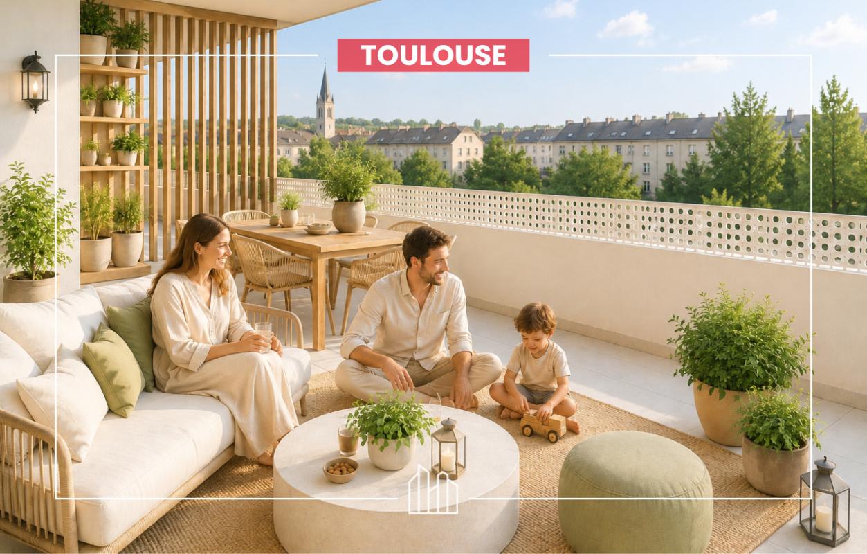 RÉSIDENCE ROSE - PROX HIPPODROME,&nbsp;
                                                                                      Appartement neuf
                                                                                     Toulouse&nbsp-&nbsp
                                                                                     31100