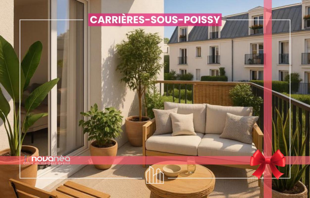 Appartement neuf 3 pièces 59 m² Carrières-sous-Poissy 78955