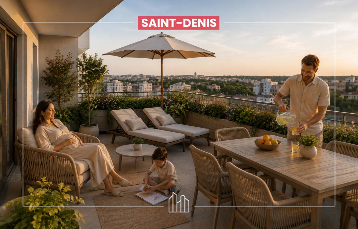 Saint-Denis Appartement 3 pièces 65 m²