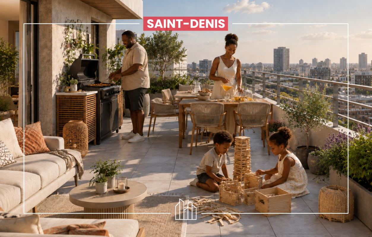Saint-Denis Appartement 4 pièces 86 m²