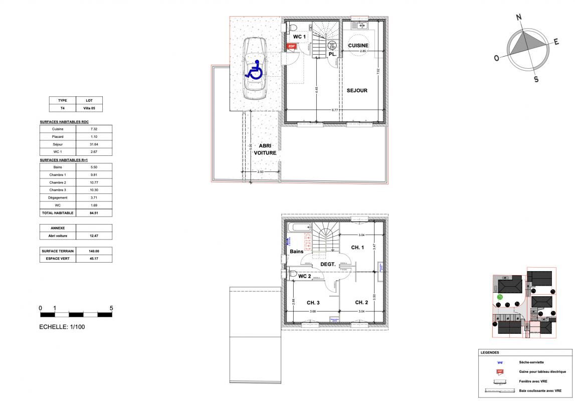 Maison neuve 4 pièces 84 m²