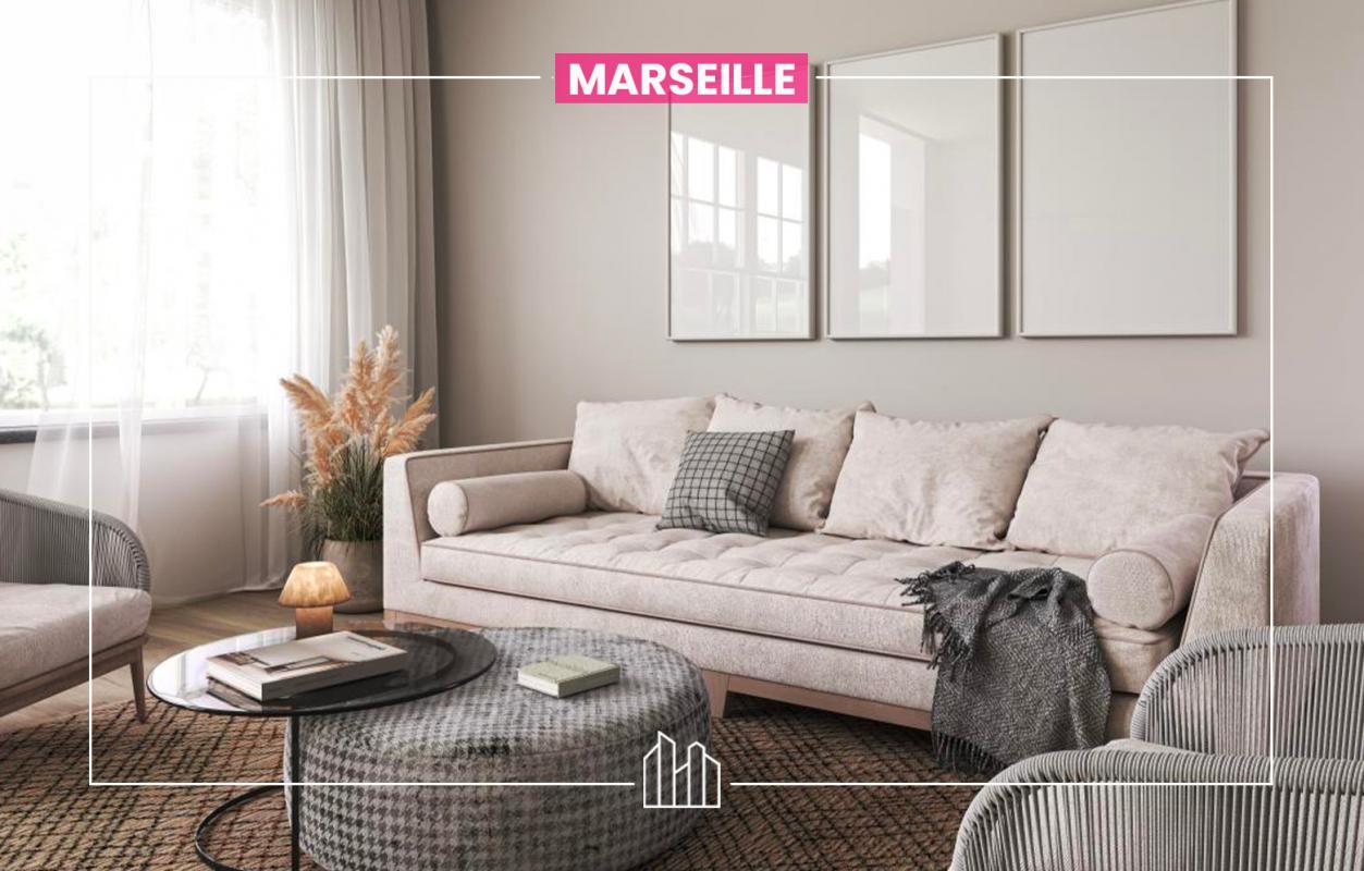Marseille 10eme Appartement neuf 3 pièces 60 m²