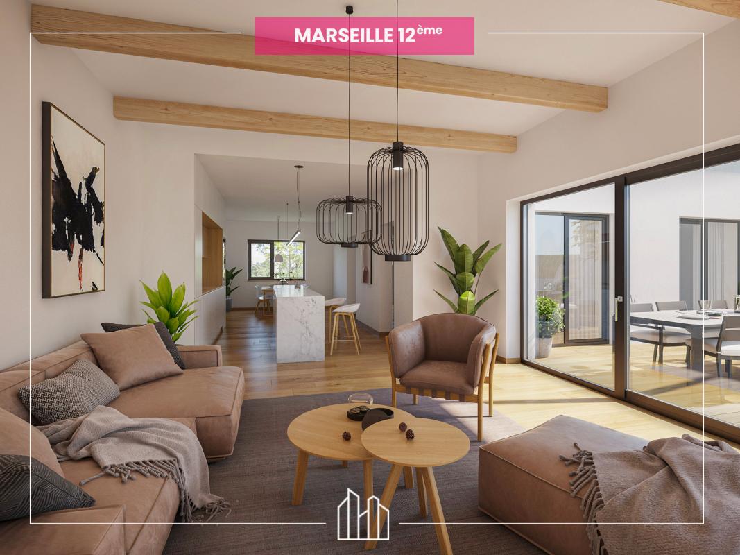 Marseille 12eme Appartement neuf 2 pièces 37 m²