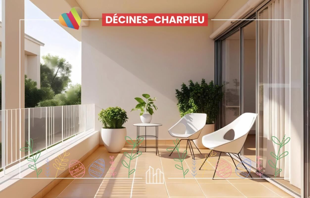 Décines-Charpieu Appartement neuf 2 pièces 38 m²