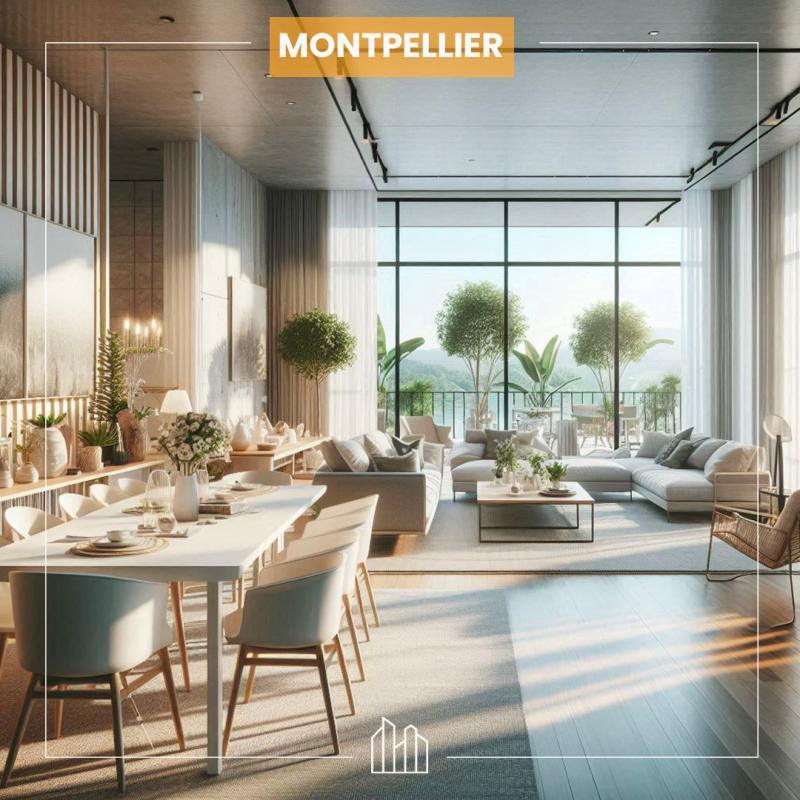 Appartement neuf 2 pièces 54 m² Montpellier 34090
