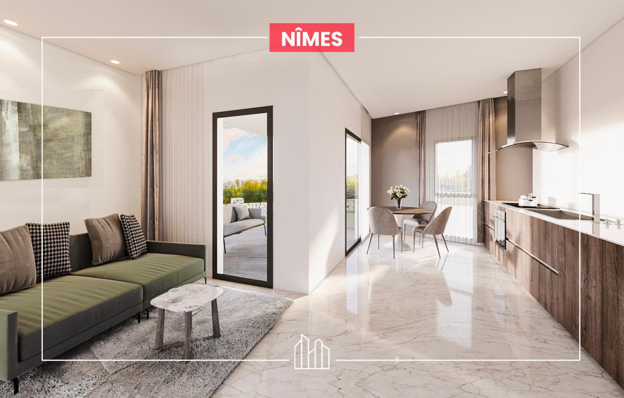 Confortable T3 de 57m²,&nbsp;
                                                                                      Appartement neuf
                                                                                     Nîmes&nbsp-&nbsp
                                                                                     30900