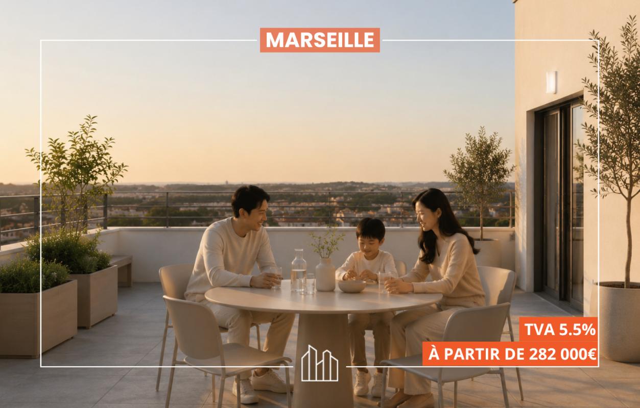 RÉSIDENCE JULIETTE - TVA 5,5%,&nbsp;
                                                                                      Appartement neuf
                                                                                     Marseille 11eme&nbsp-&nbsp
                                                                                     13011