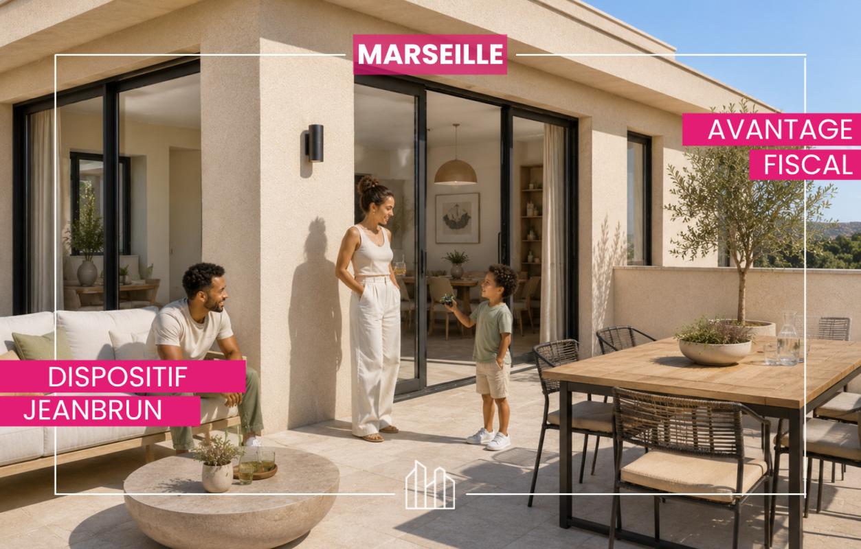 RÉSIDENCE MIA - DISPOSITIF JEANBRUN,&nbsp;
                                                                                      Appartement neuf
                                                                                     Marseille 11eme&nbsp-&nbsp
                                                                                     13011
