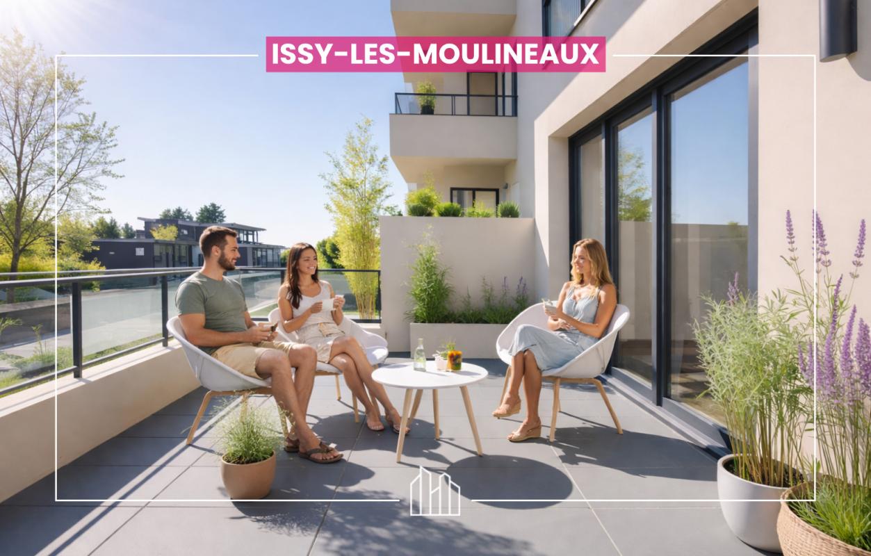 Appartement neuf 3 pièces 56 m² Issy-les-Moulineaux 92130