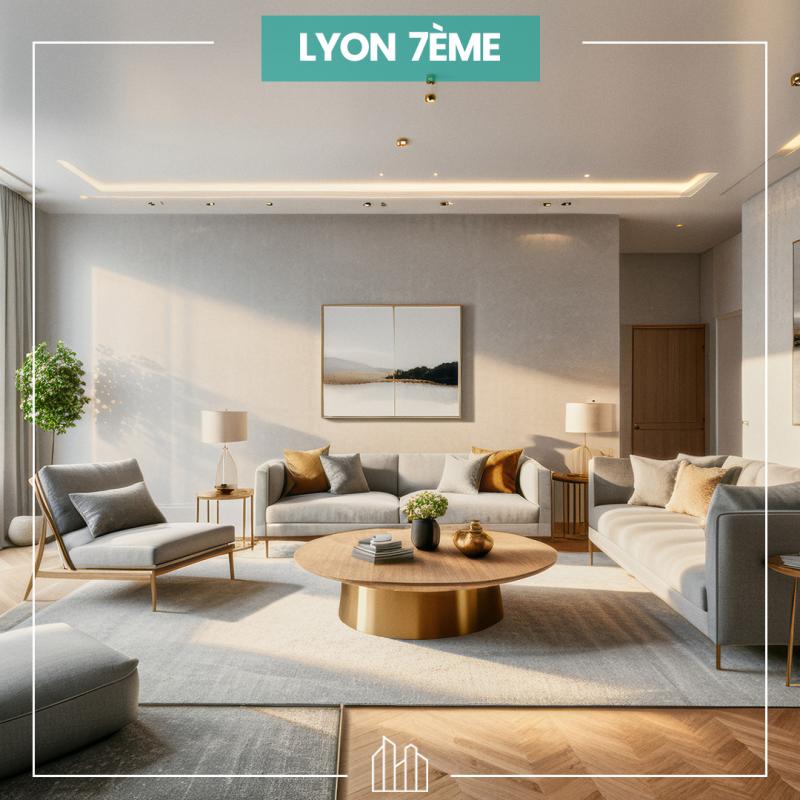 Lyon 7eme Appartement neuf 3 pièces 61 m²
