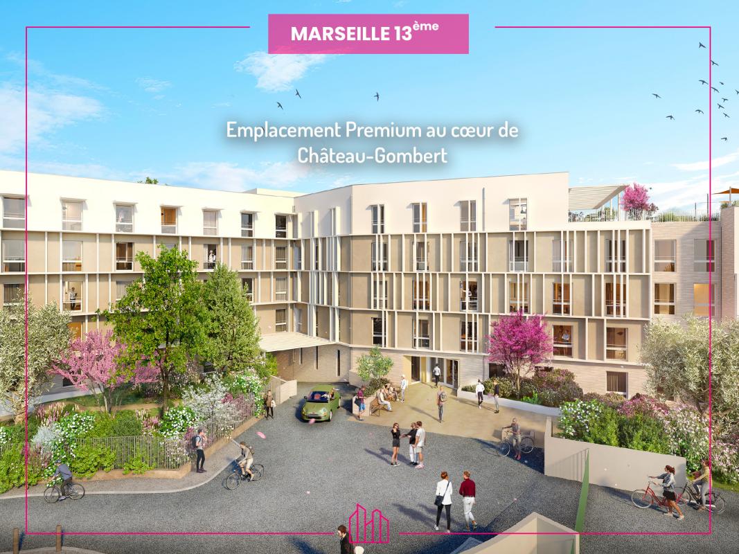 Appartement neuf 18 m² Marseille 13eme 13013
