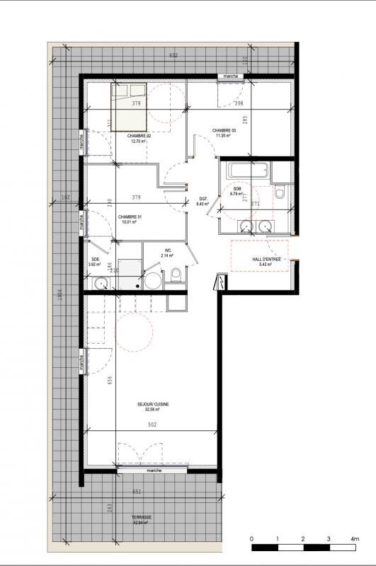 Appartement neuf 4 pièces 91 m²
