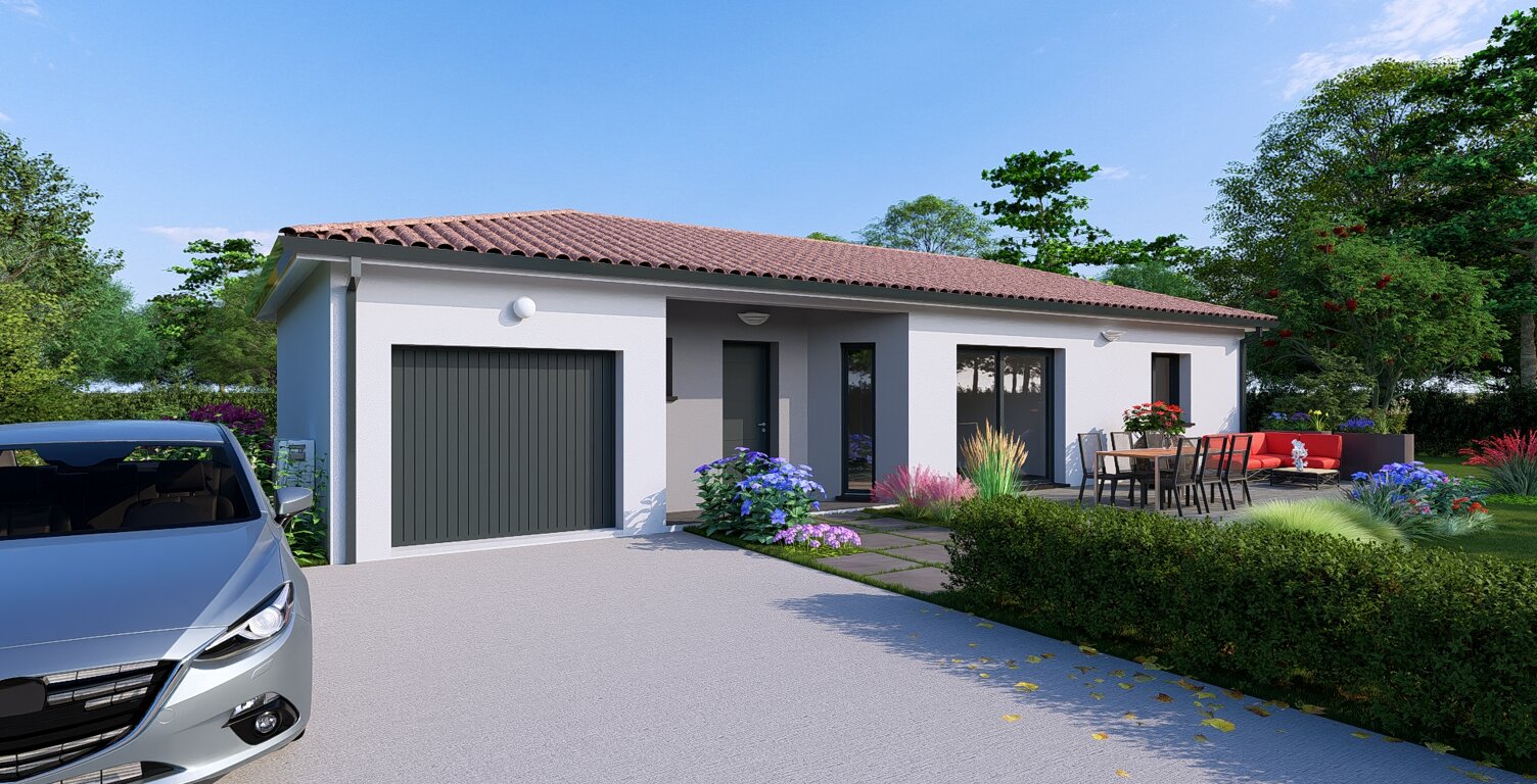 Belle maison moderne avec garage — photo 1