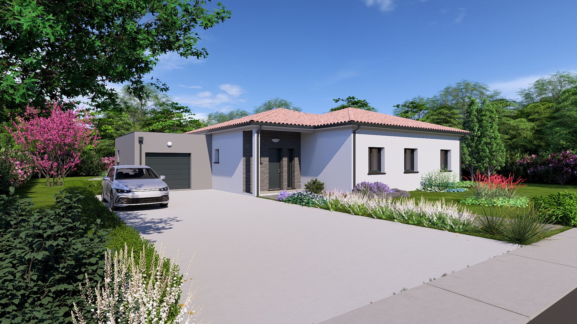 Belle maison moderne et familiale