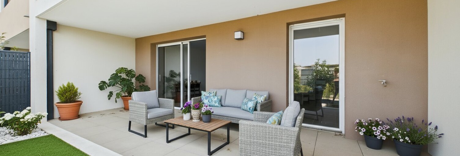 Appartement 2 Pièces 41 m² à vendre à Sauvian (34410)