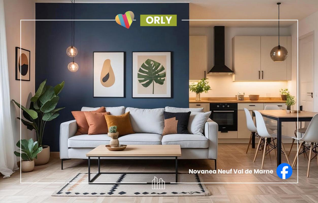 Appartement neuf 2 pièces 44 m² Orly 94310