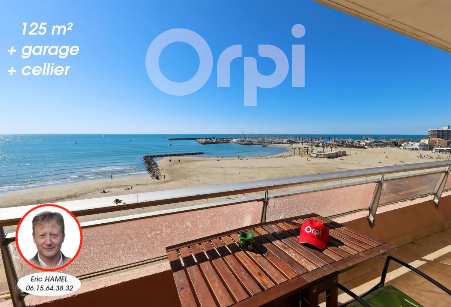 BIEN D'EXCEPTION à vendre - appartement 5 pièces + vue MER + cellier + garage — photo 1