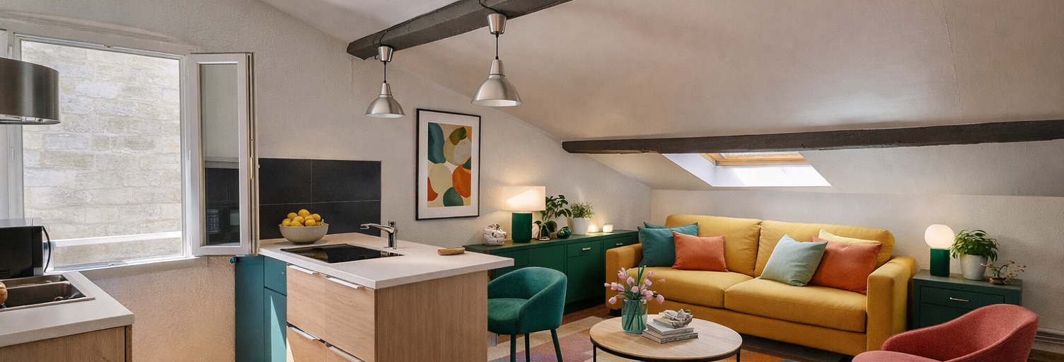 Appartement 2 Pièces 54 m² à vendre à Bordeaux (33000)