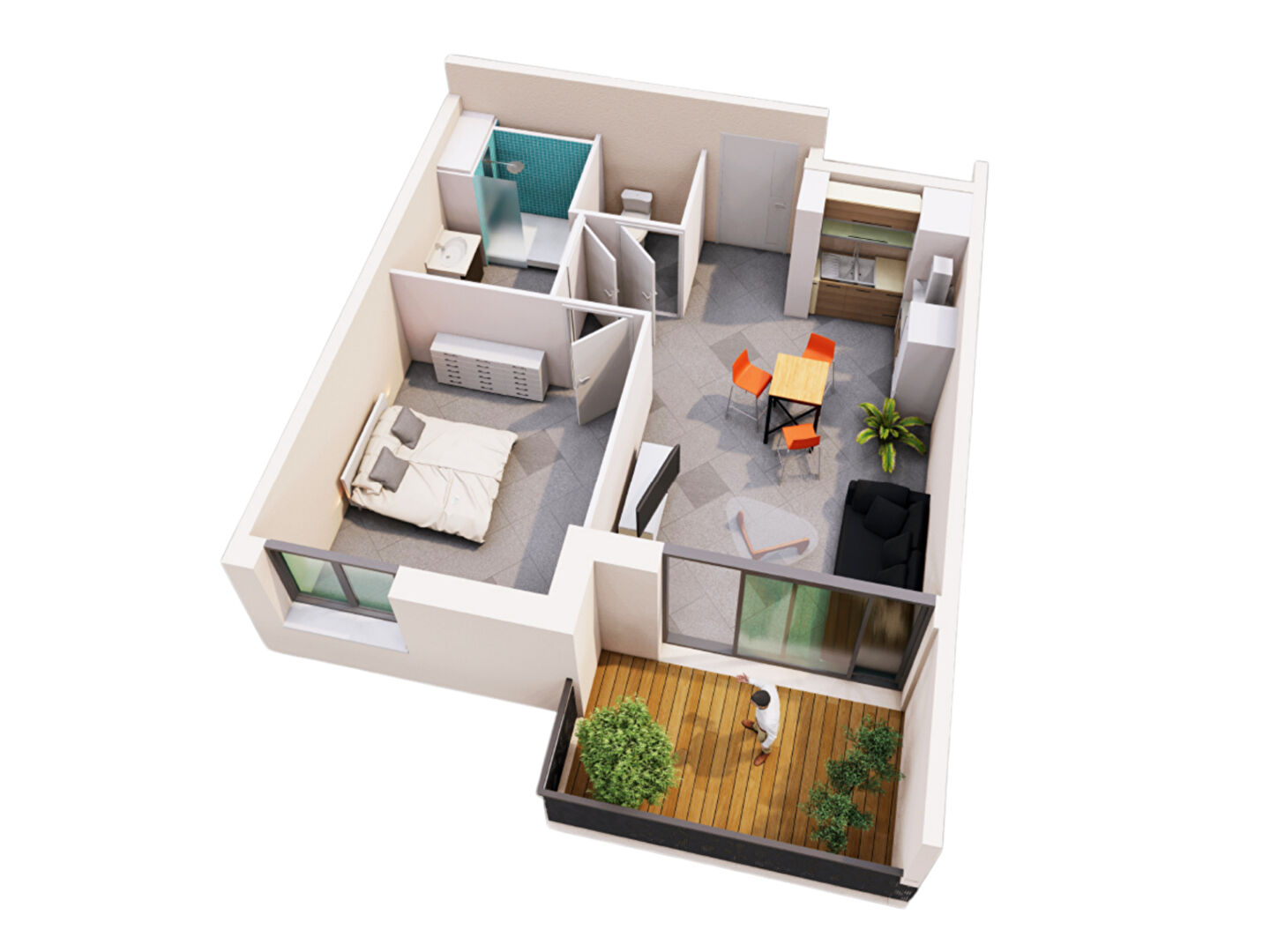 Appartement  T2 à vendre Albi 81000