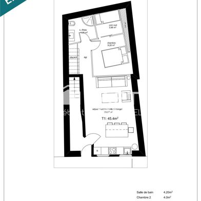 Appartement 2 pièces 51000 €