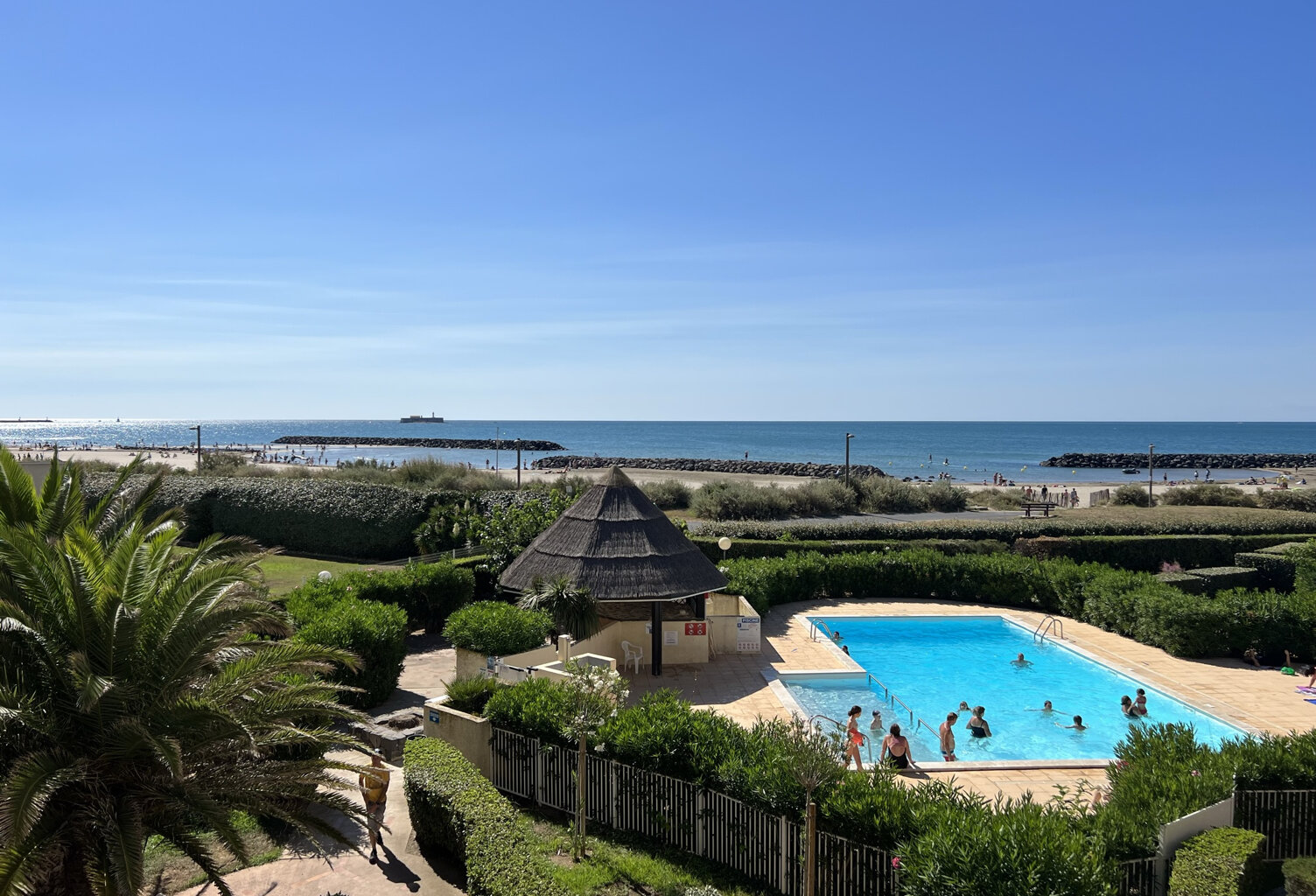 ACHAT CAP D'AGDE SECTEUR ROCHELONGUE SUPERBE T4 VUE MER AVEC — photo 1