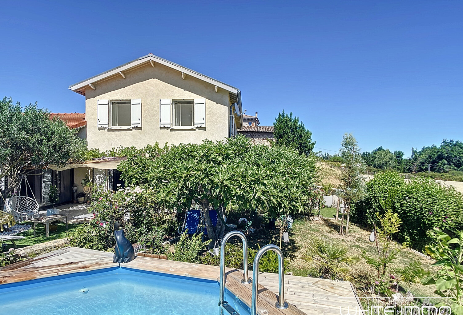 'SOUS L'OLIVIER' - VENTE, CHAPONOST, MAISON ANCIENNE 170 M2, — photo 1