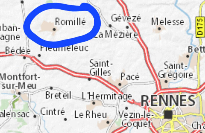 RENNES/ROMILLÉ- TERRAIN CONSTRUCTIBLE HORS LOTISSEMENT — photo 2