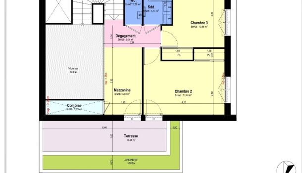 Appartement 4 pièces  à vendre Châteauneuf-Grasse 06740