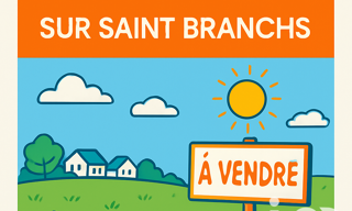 Terrain  744 m² à vendre à Saint-Branchs (37320)