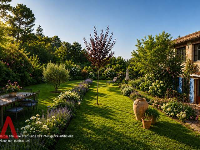 Maison Vigneronne de Charme 4 chambres + 4 Appartements à Rénover  Projet Immobilier Rare à Gabian, Jardin 400 m², 2 Garages  399.000  — photo du bien