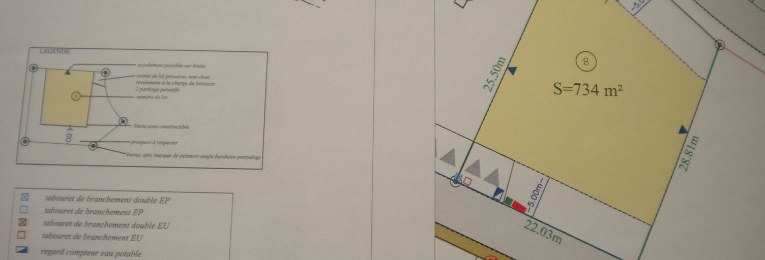 Terrain  734 m² à vendre à Mondragon (84430)