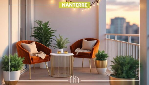 Appartement 2 pièces  à vendre Nanterre 92000