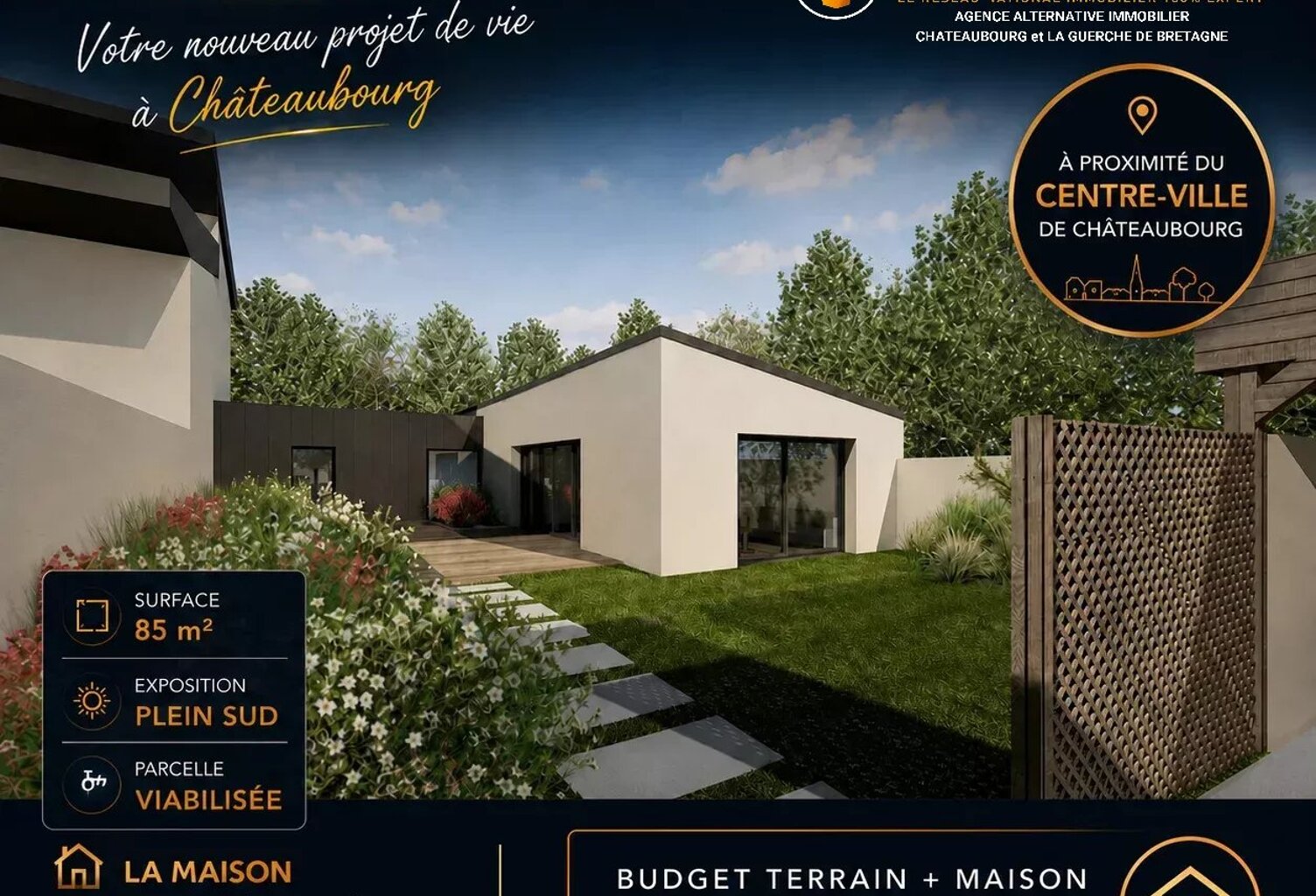 NOUVEAU : Maison - 3 chambres - CHÂTEAUBOURG, 85 m² — photo 1